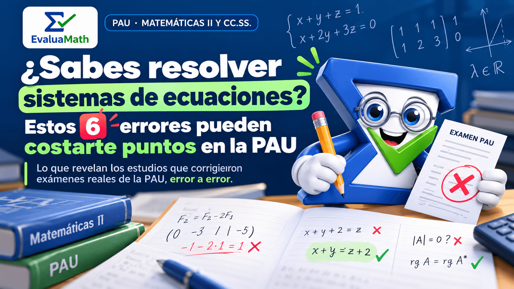 Estos 6 errores pueden costarte puntos en la PAU